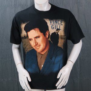 Vintage Country Music Shirt - Vince Gill 1992 Tour Shirt - Men's Large